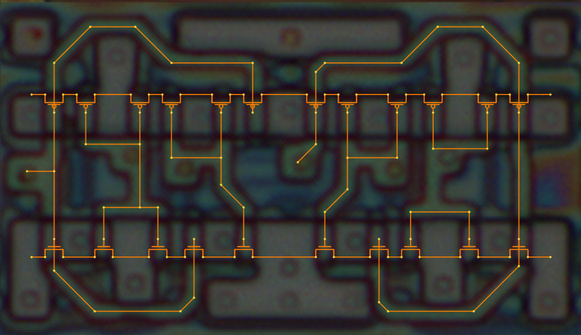 Connect transistors